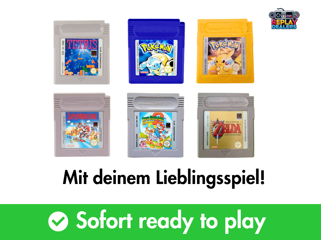 Gameboy Classic + Kultspiel nach Wahl – Sofort spielbereit!