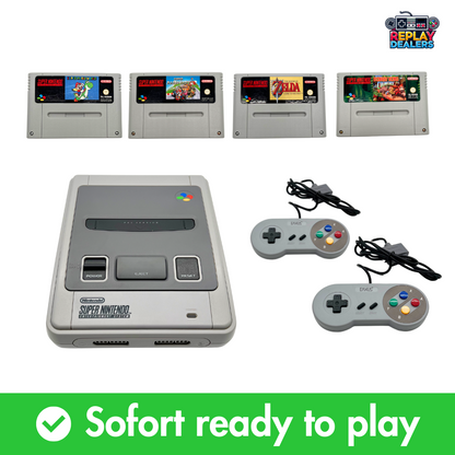 Super Nintendo Set - 2 Controller (Ready to Play)