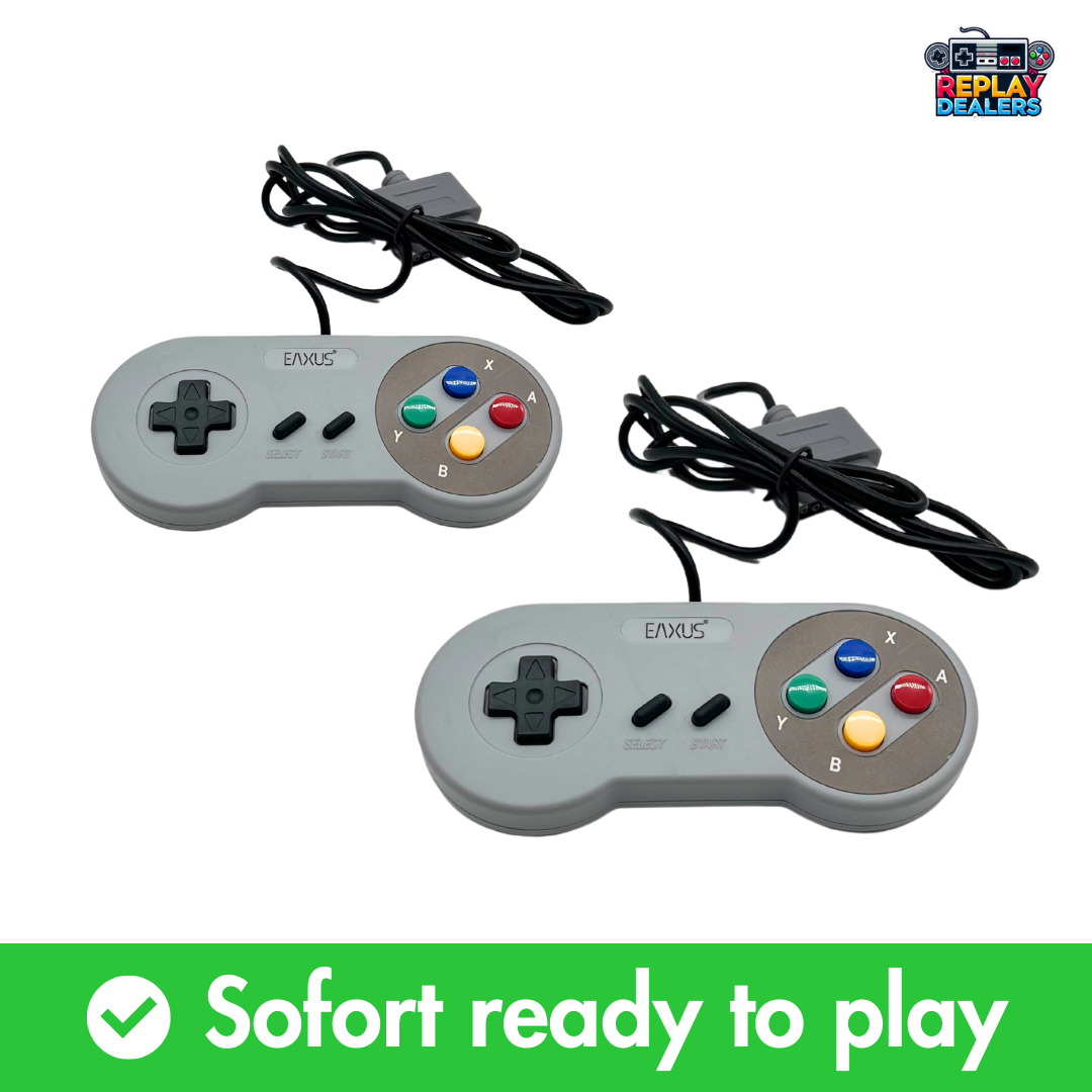 Super Nintendo Set - 2 Controller (Ready to Play)