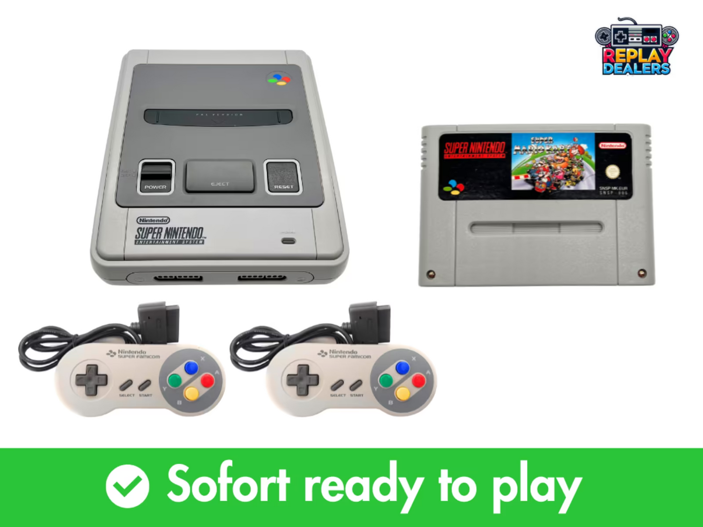 Super Nintendo Mario Kart Set - 2 Controller